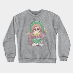 Retro Blonde lady Crewneck Sweatshirt